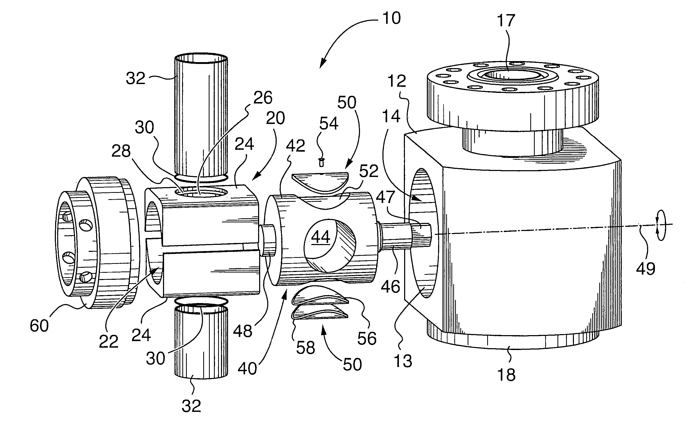 High-pressure plug valve