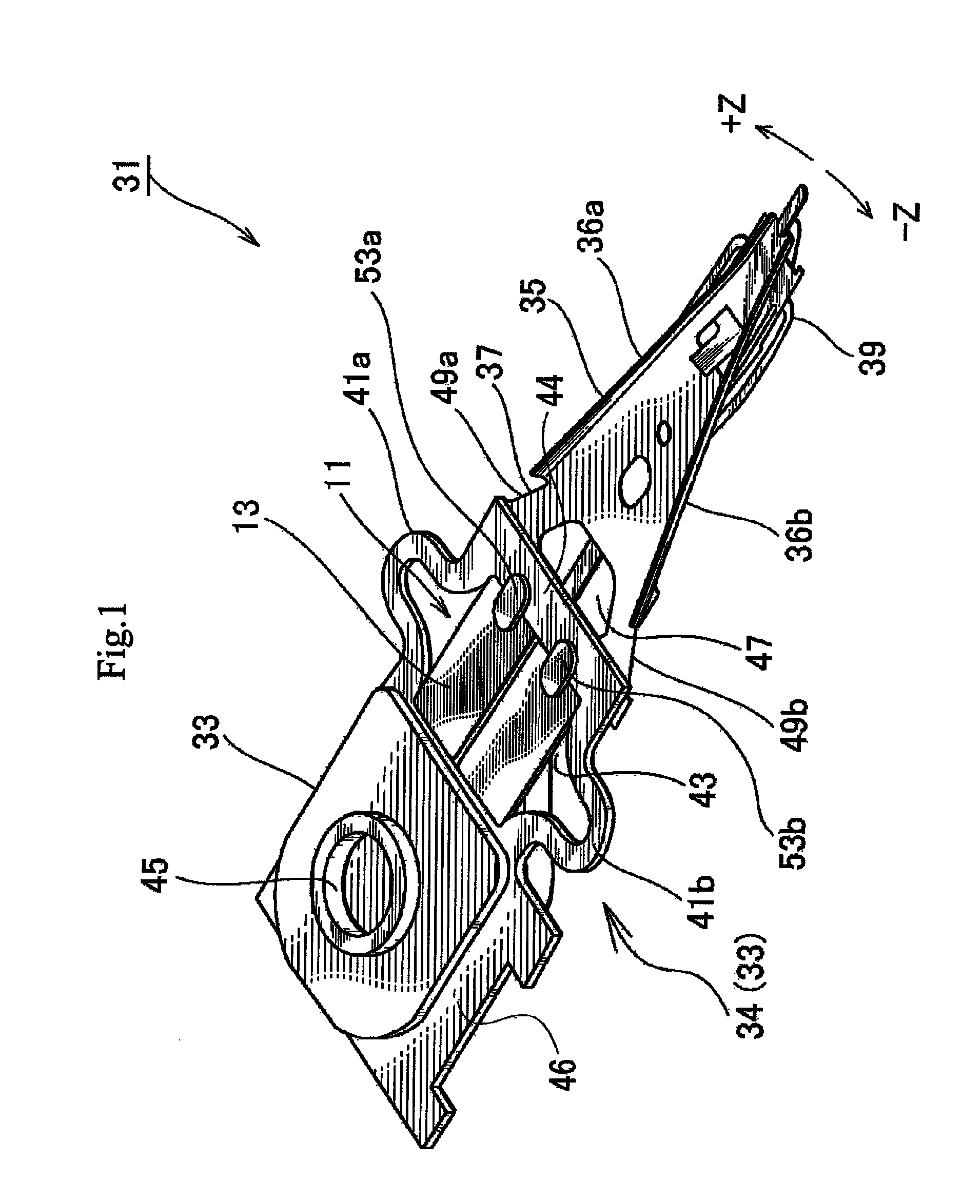 Wiring connecting structure for piezoelectric element, wiring connecting method, piezoelectric actuator, and head suspension