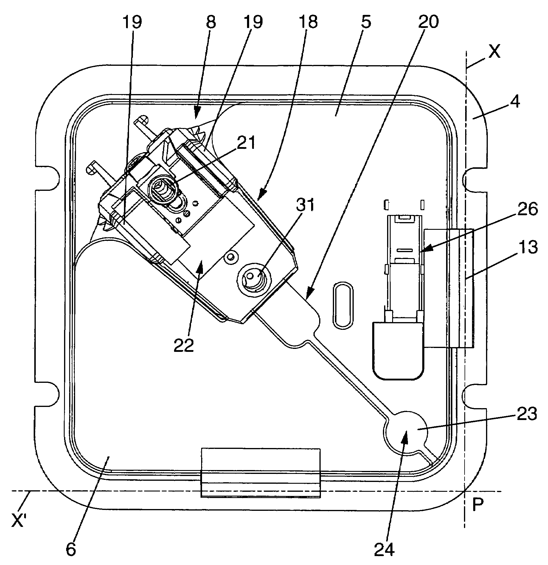 Breathing gas feed assembly for aircraft flight crew, and a stowage box for an emergency breathing mask