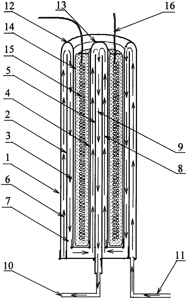 Instantaneous water heater achieving high-frequency electromagnetic induction heating