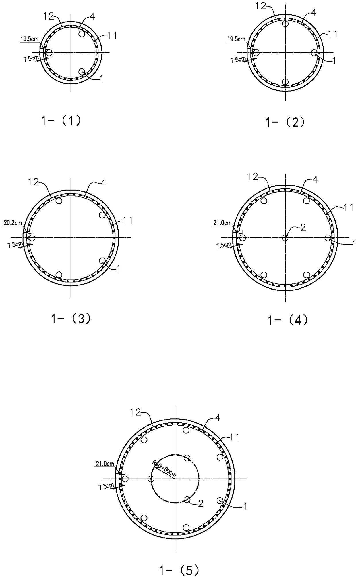 Constructing method for continuous bearing layer of super long socketed pile in bead-like karst area