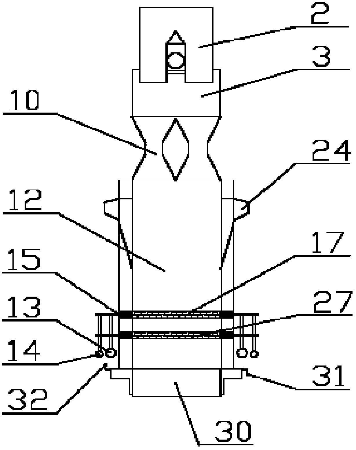 Gas heat carrier low-temperature pyrolyzing furnace and gas heat carrier low-temperature pyrolyzing method