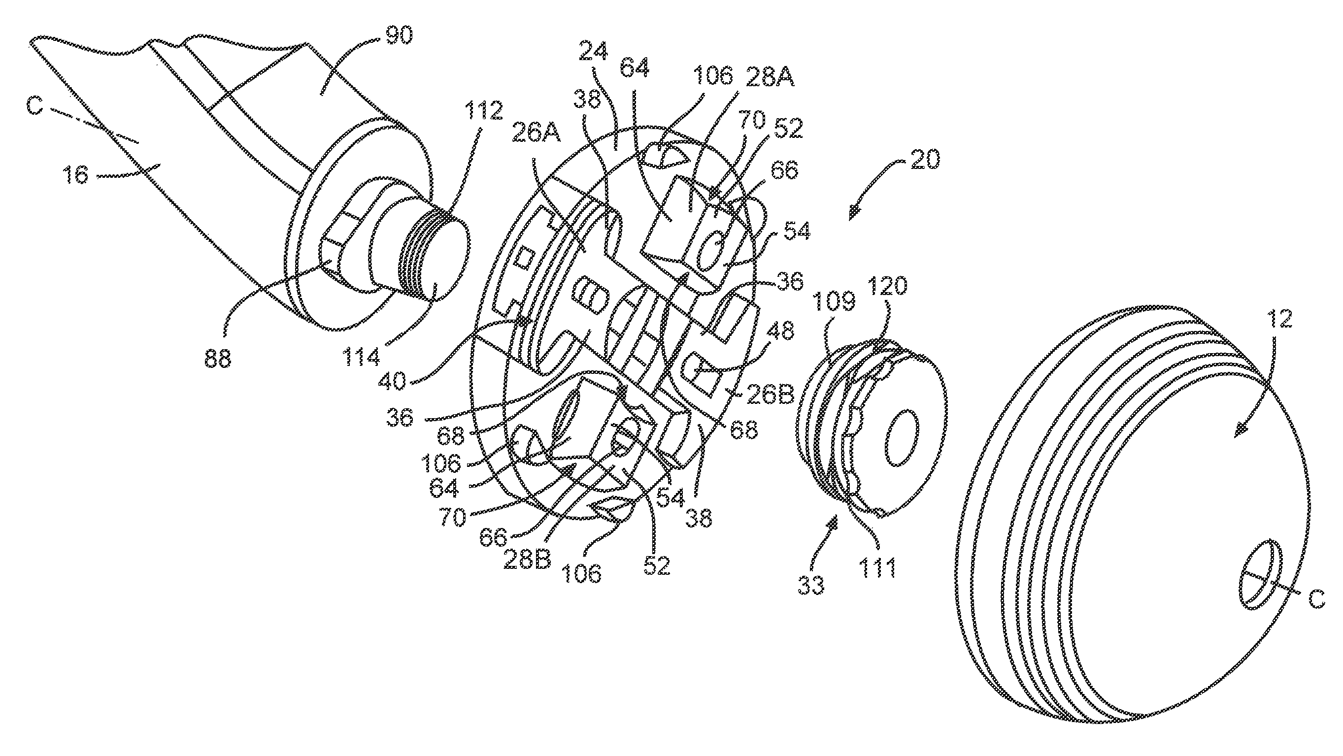 Ceramic implant holder