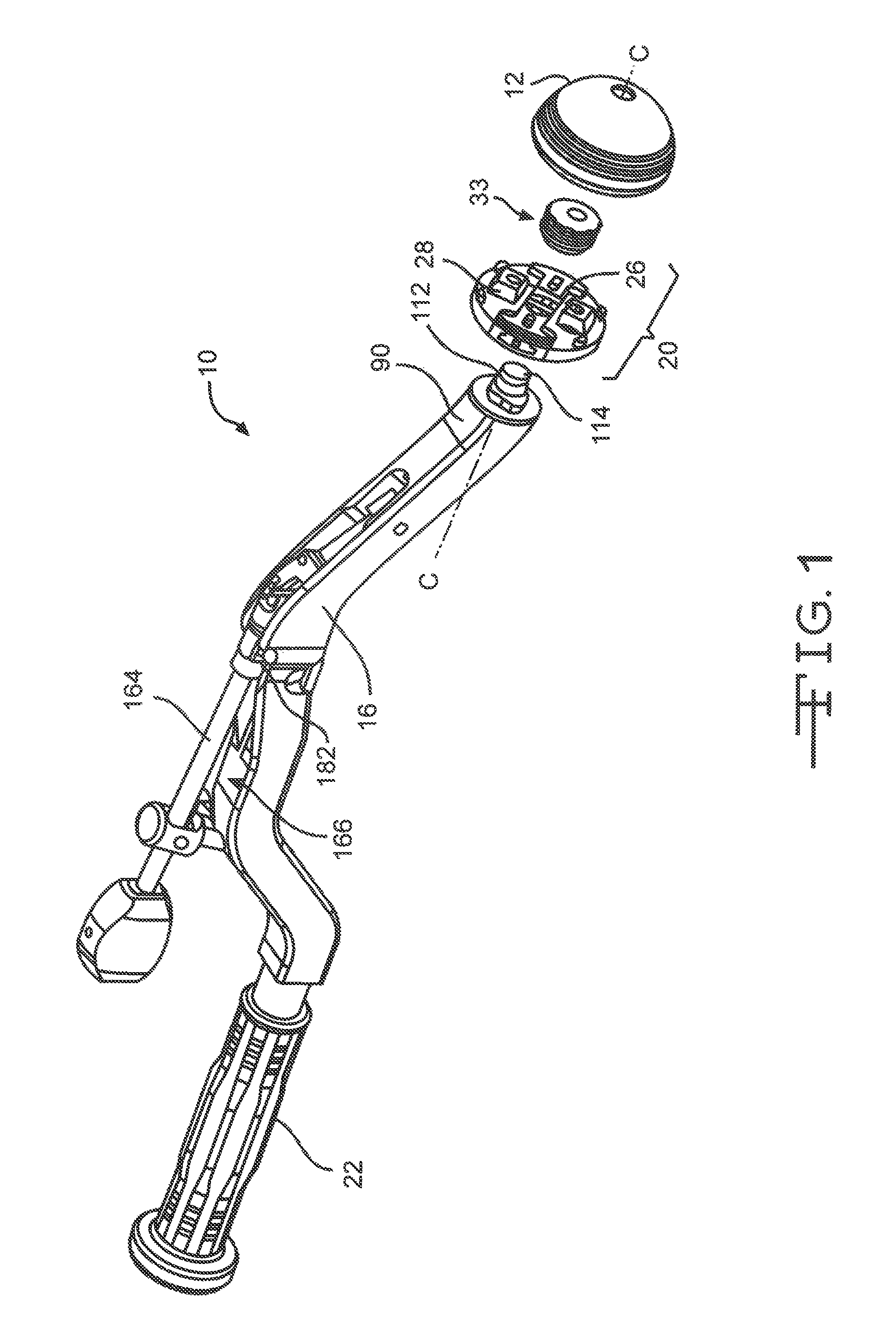 Ceramic implant holder