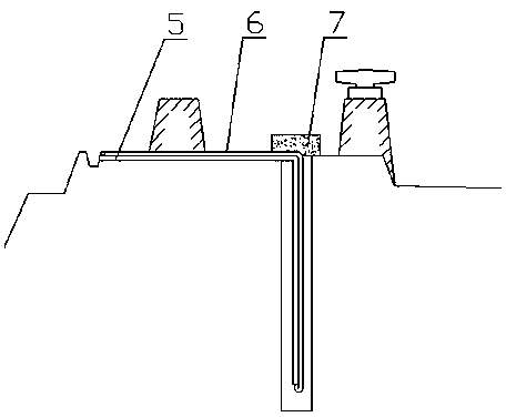 Gas stripping seepage draining and damming method for rotational flow pool deep layer filling