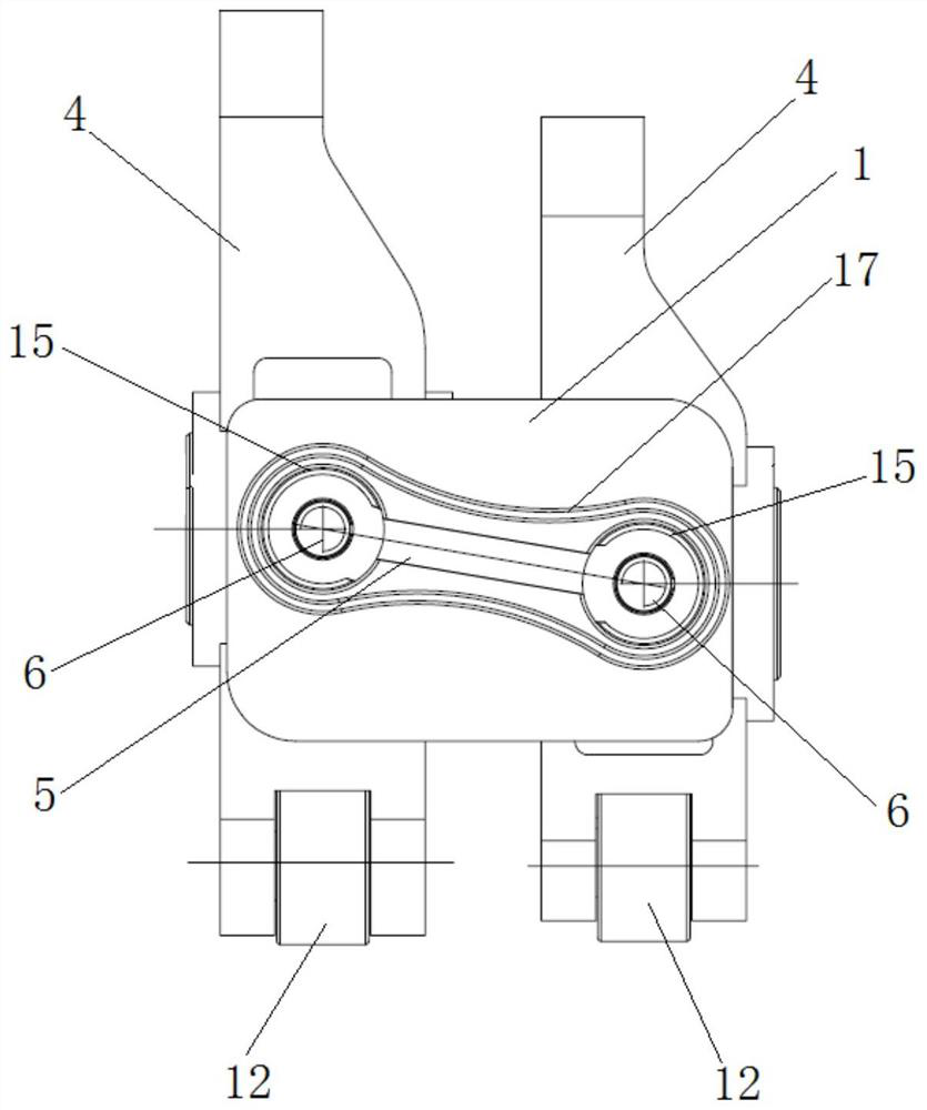 Rocker arm seat and rocker arm shaft assembly