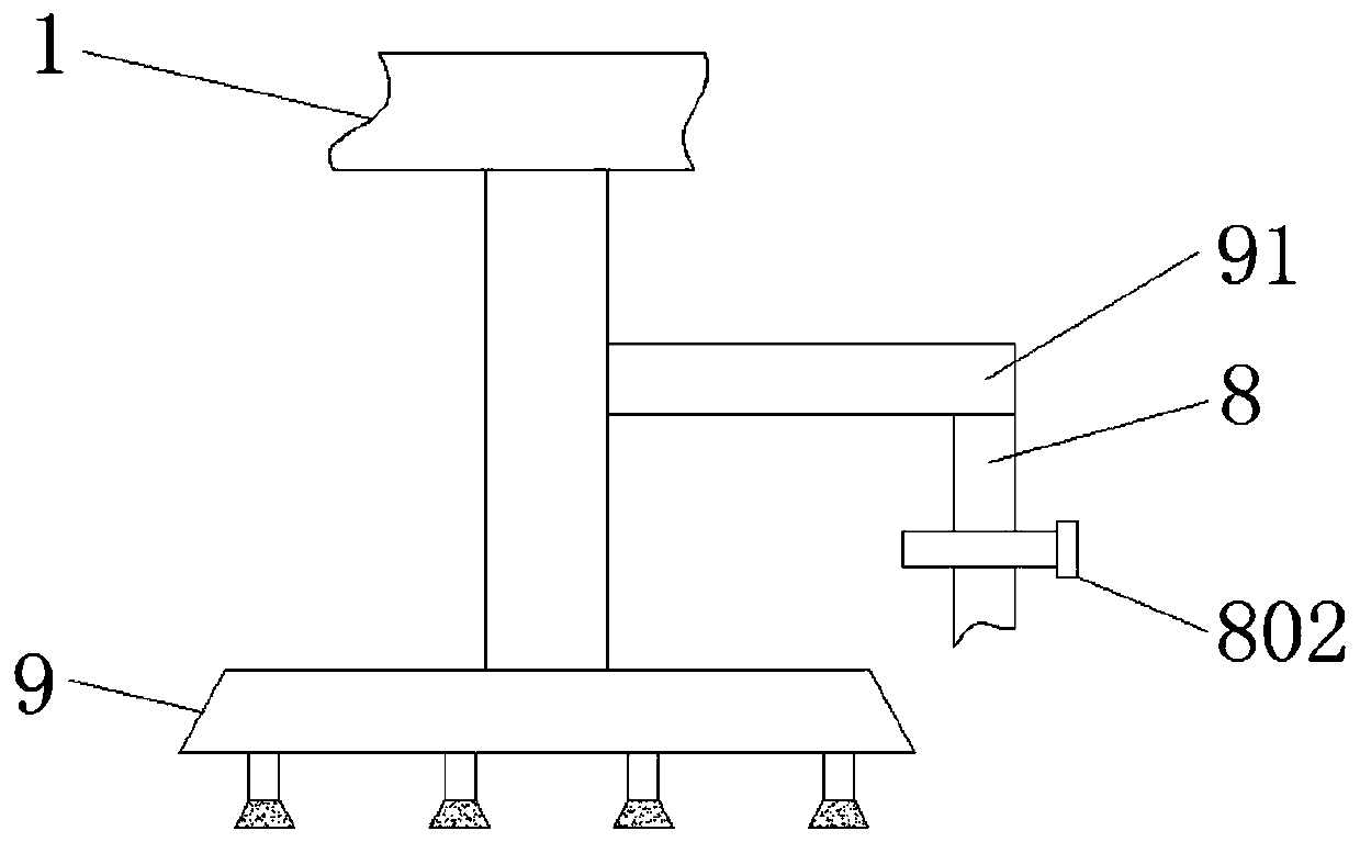 Chromatized thread steel controlled rolling and controlled cooling equipment