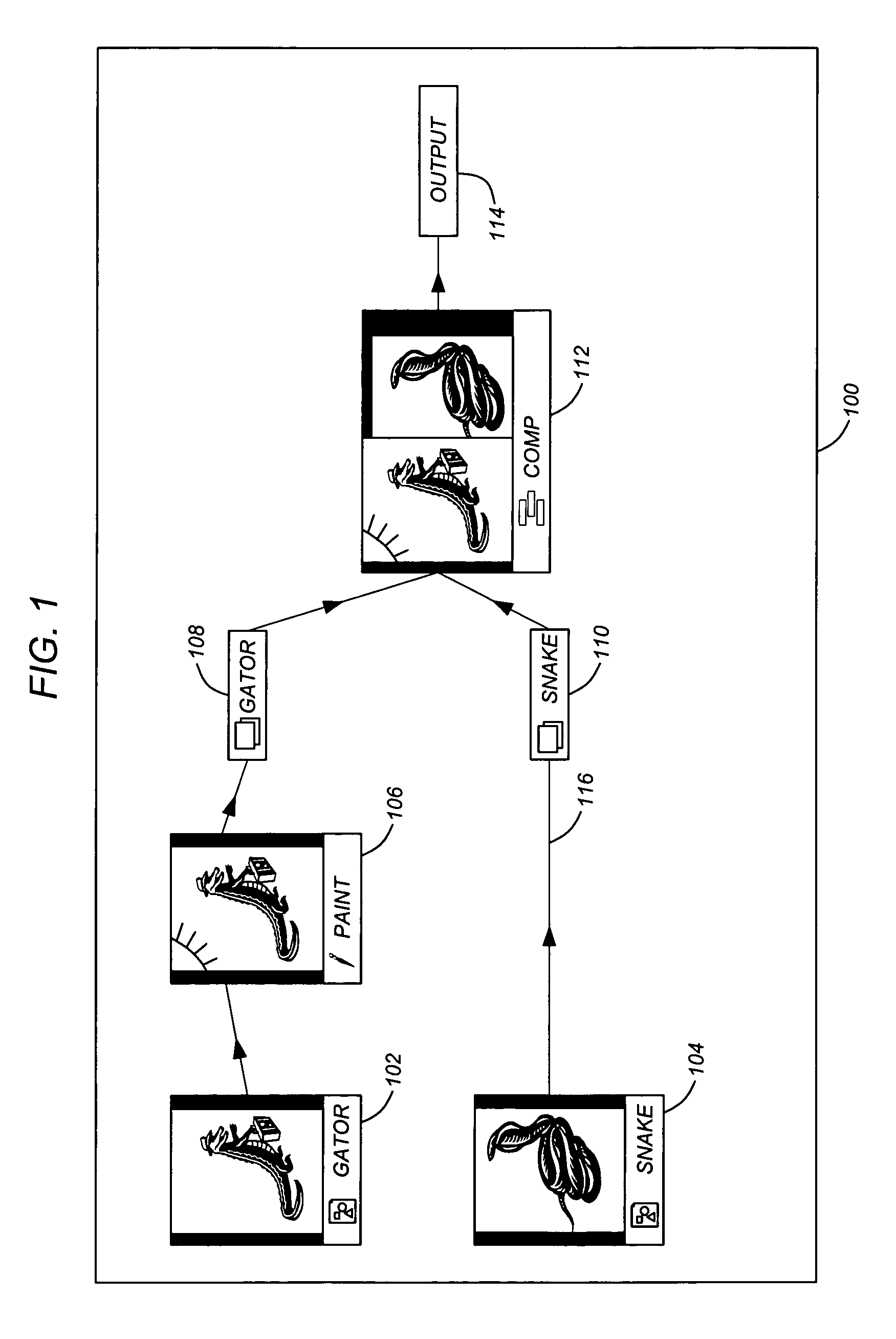 Hybrid vector/raster based paint