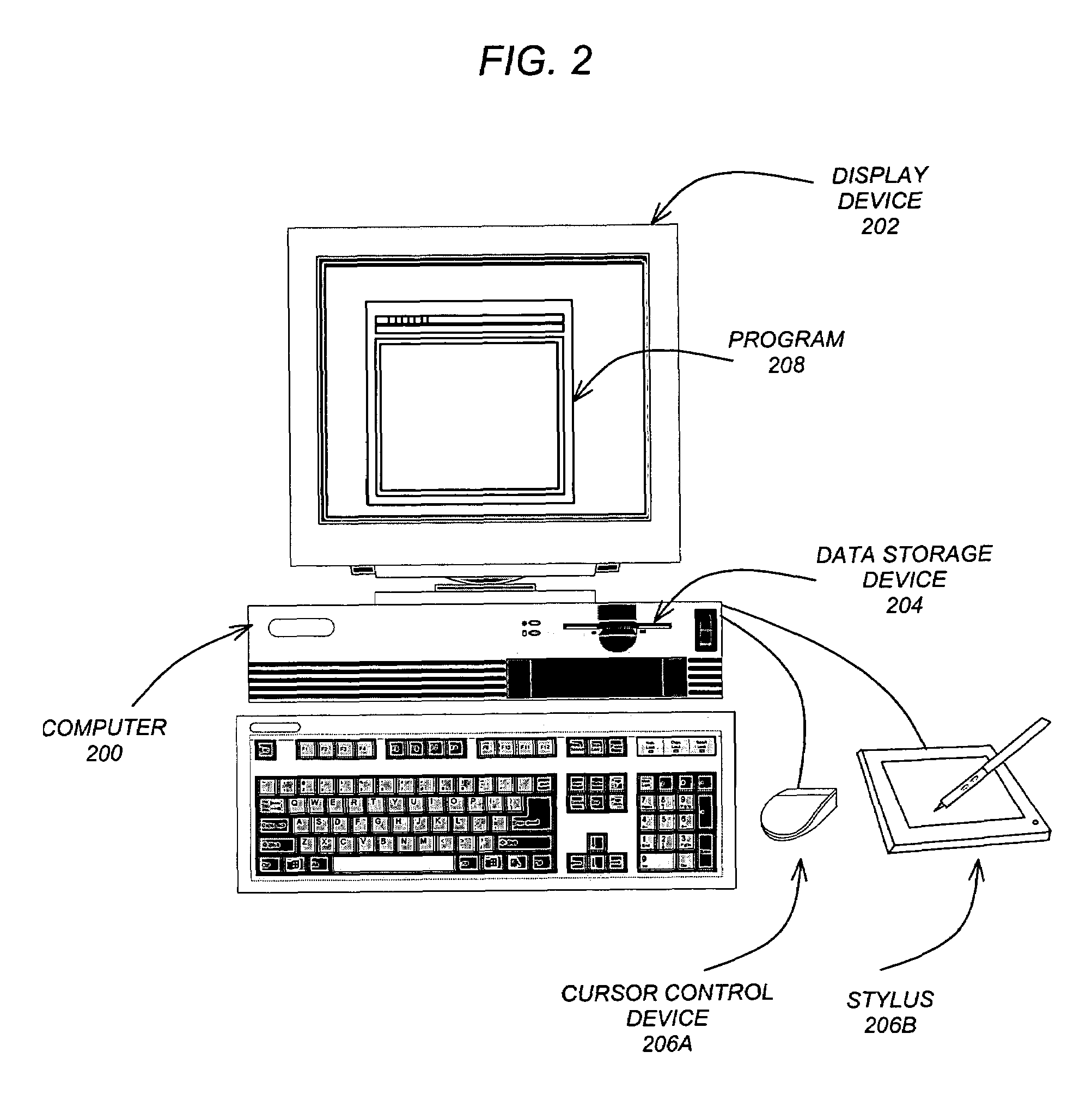 Hybrid vector/raster based paint