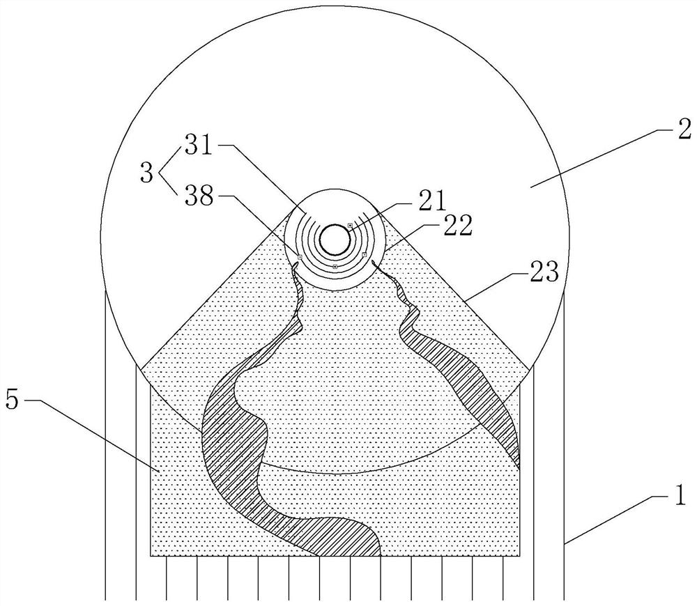 Digital guniting decorative ceramic tile and production device and production method thereof