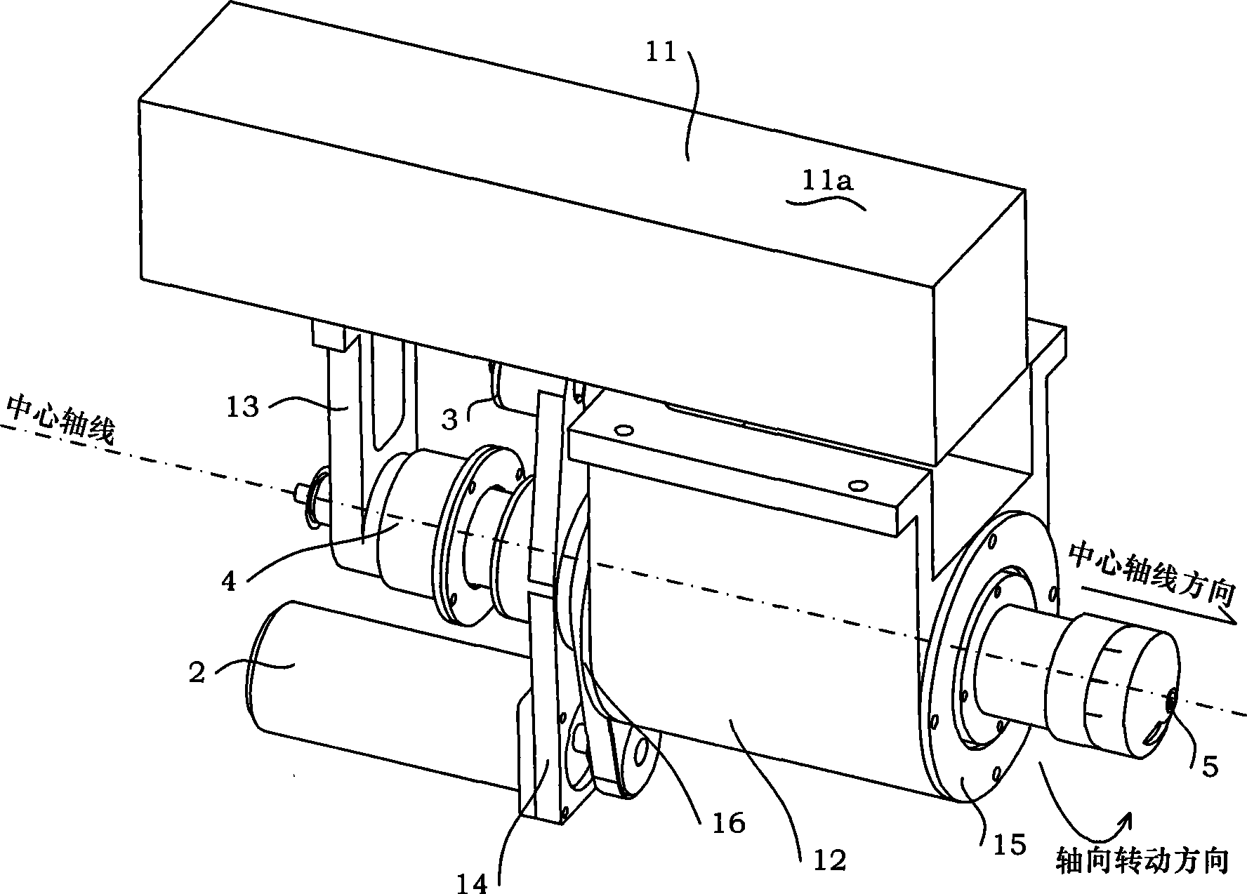 Floating type oval-shaped supersonic vibration micro-engraving device