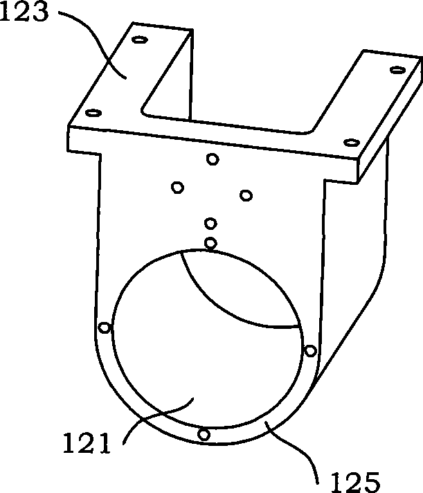 Floating type oval-shaped supersonic vibration micro-engraving device