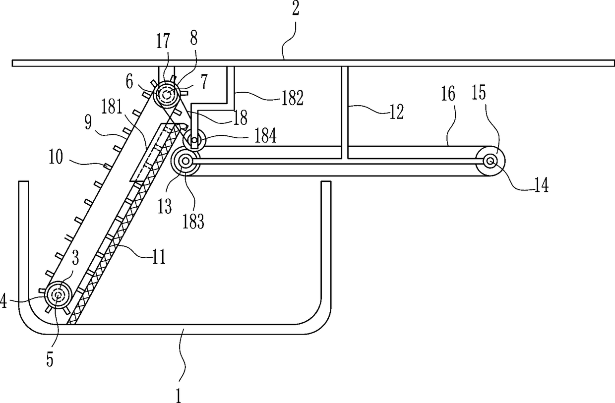 Domestic sewage treatment grating pond grating net cleaning equipment