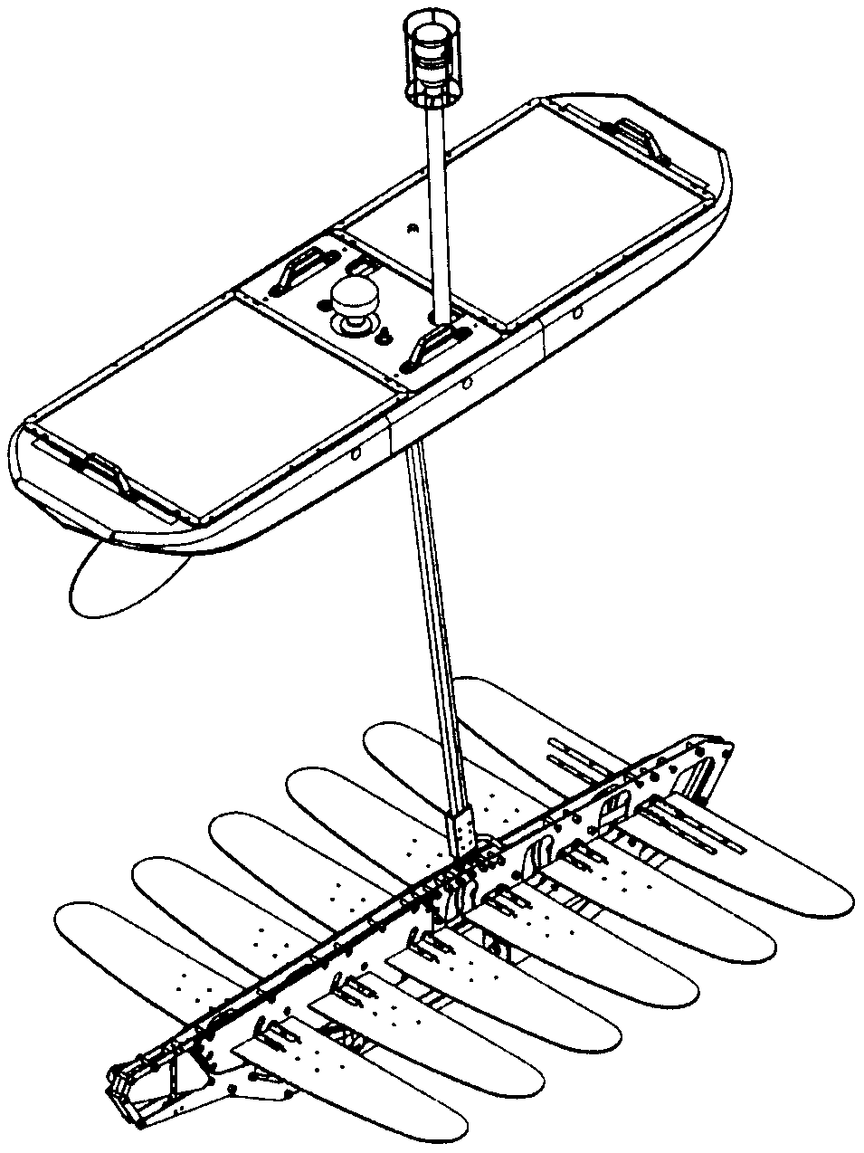 Global path planning method for wave glider