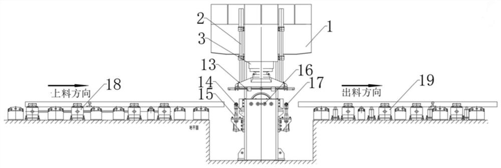 Steel rail multidirectional straightening hydraulic machine and complete device