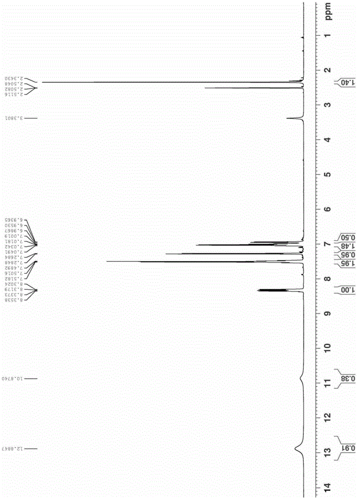 Compound with 1,3,5-triazine ring structure and preparation method thereof