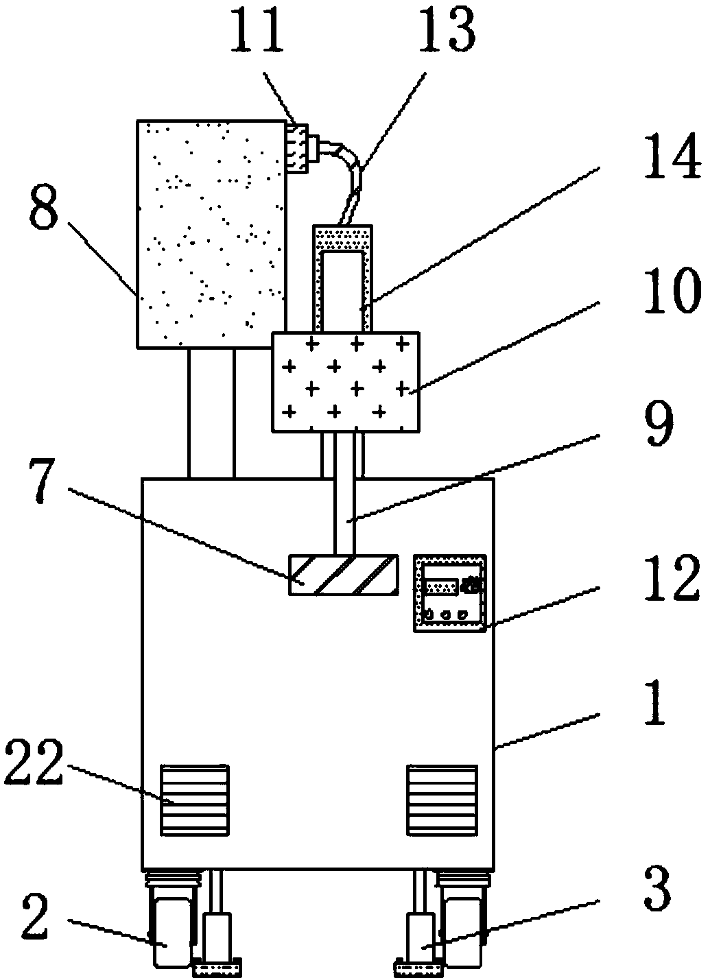 Portable LED glue filling machine