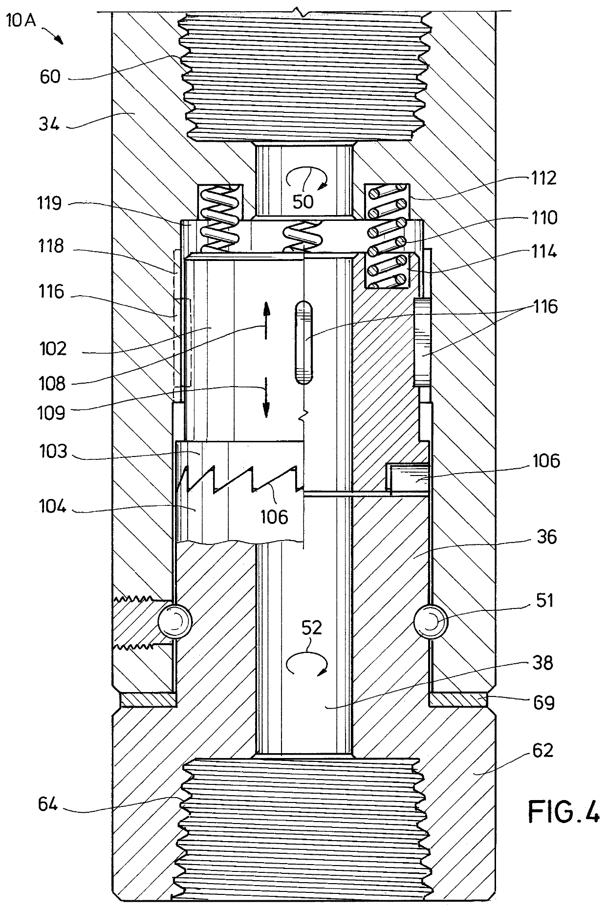 Downhole ratchet mechanism and method