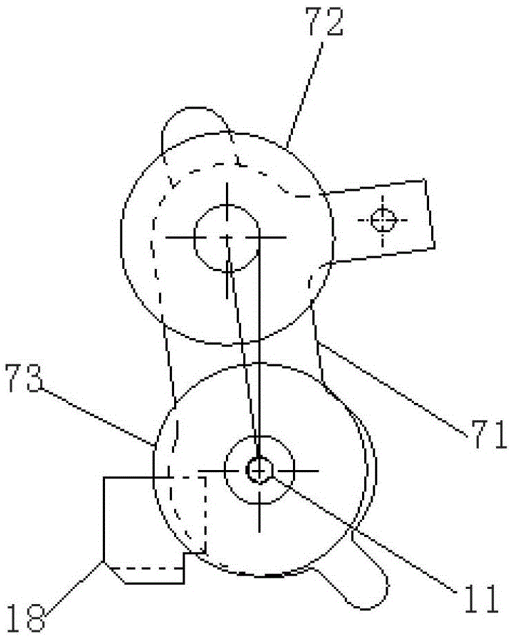 Elevator landing door device