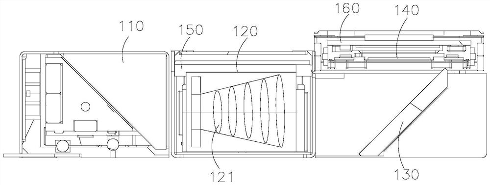 Periscopic camera module and terminal equipment