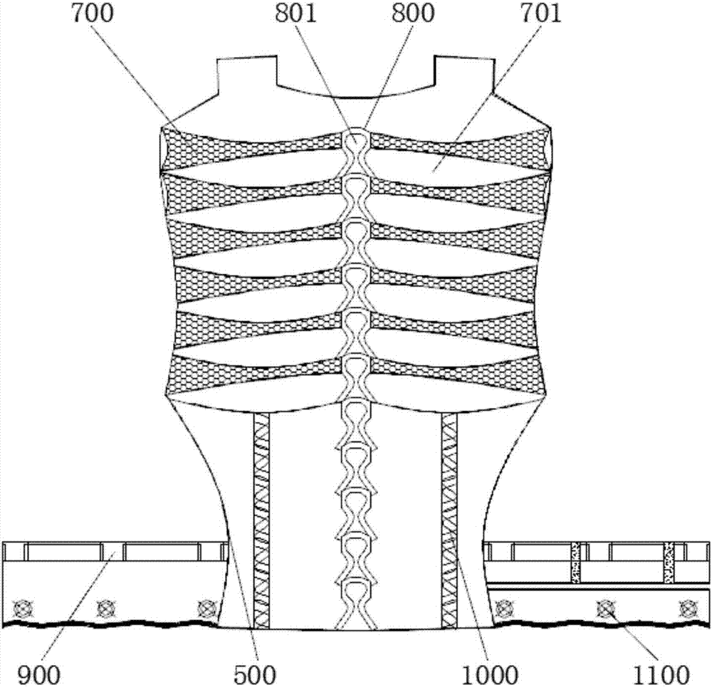 Multifunctional bellyband for patient after hepatobiliary surgery