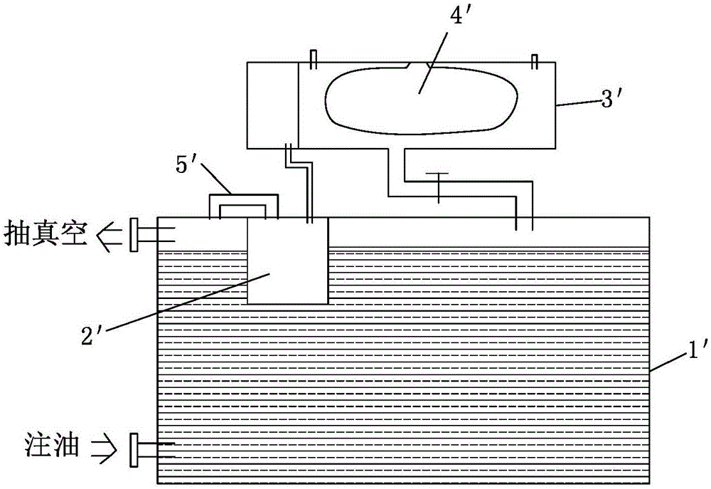 Power-transformer overall vacuumizing device