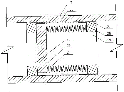 Direction controllable grouting device and method suitable for prefabricated hollow piles