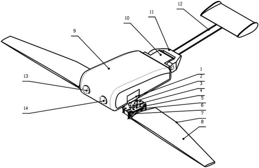 Two-degree-of-freedom gliding solar underwater vehicle and control method thereof