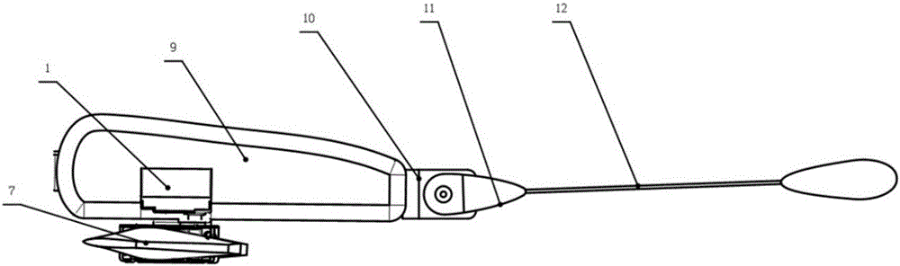 Two-degree-of-freedom gliding solar underwater vehicle and control method thereof