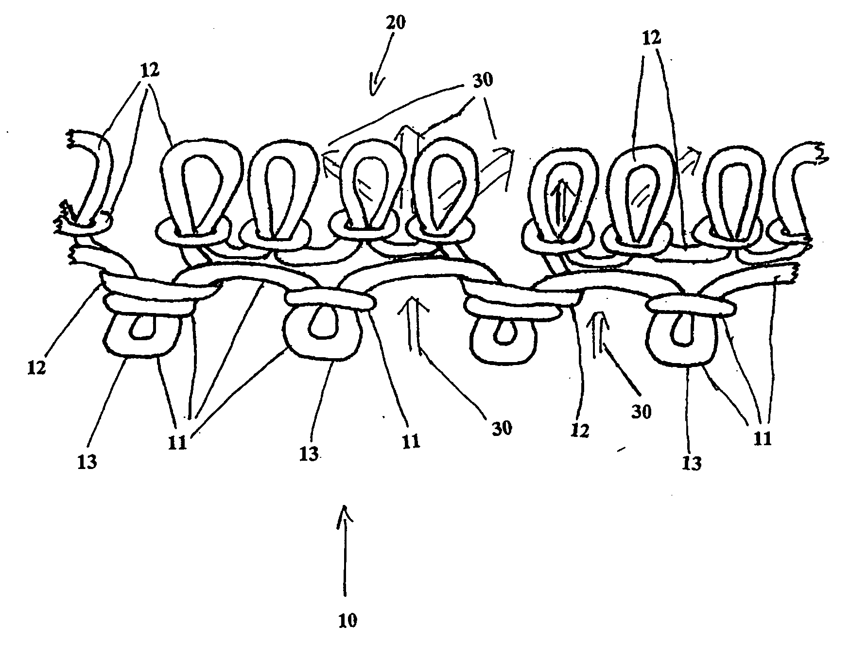 Fabric and a method of making the fabric