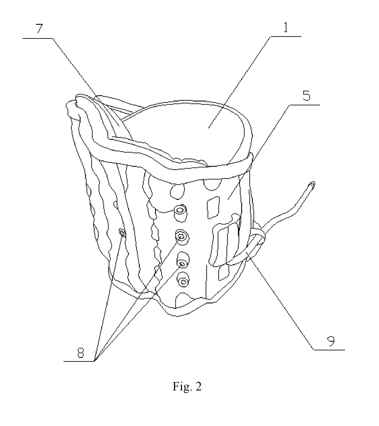 Novel cervical vertebra tractor