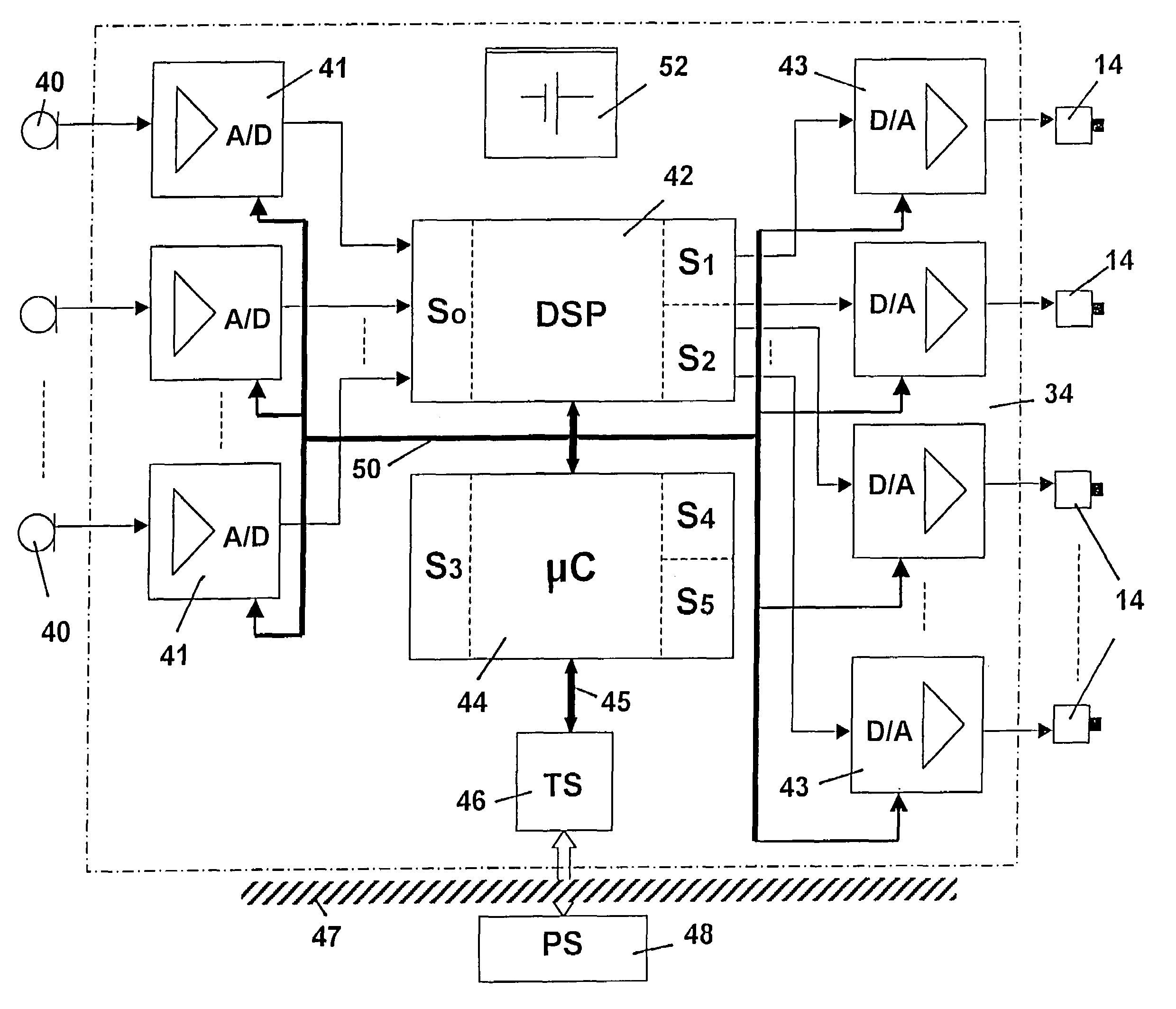 System for rehabilitation of a hearing disorder