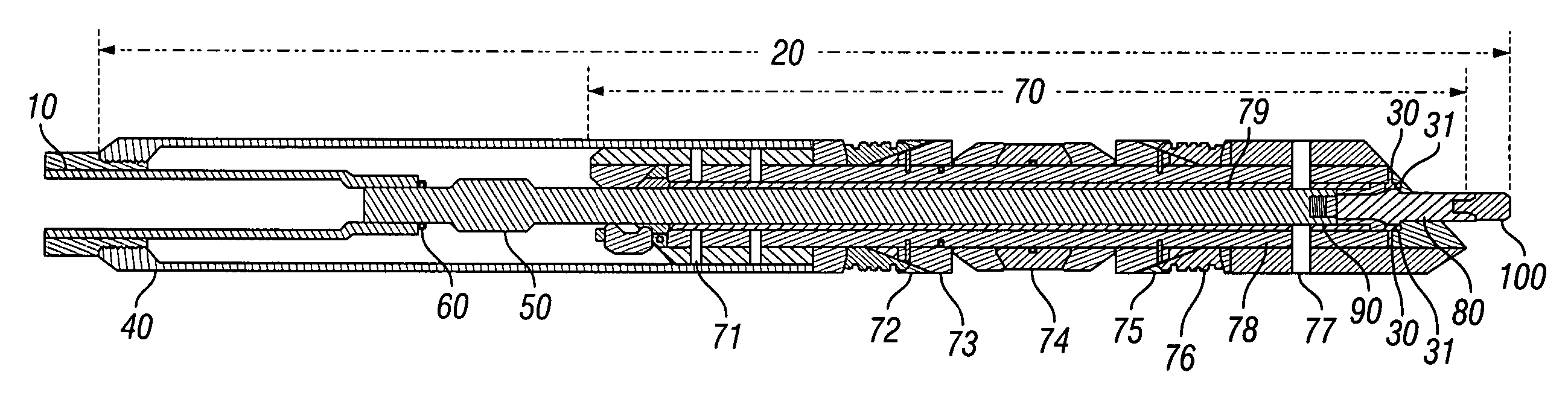 Deformable release device for use with downhole tools