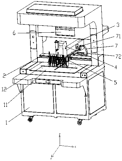 Vision multi-station dispensing and rhinestone gluing machine