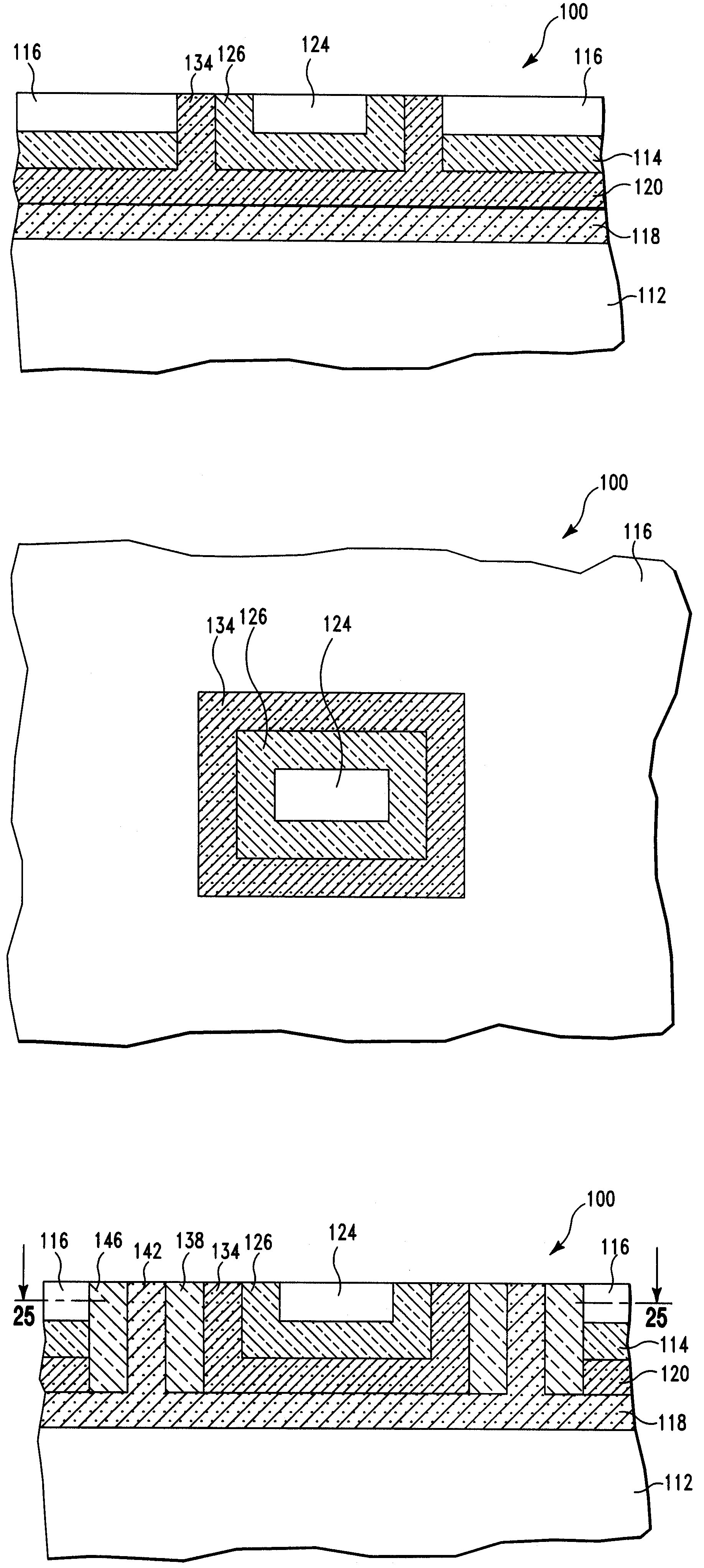 Multiple layer structure for substrate noise isolation