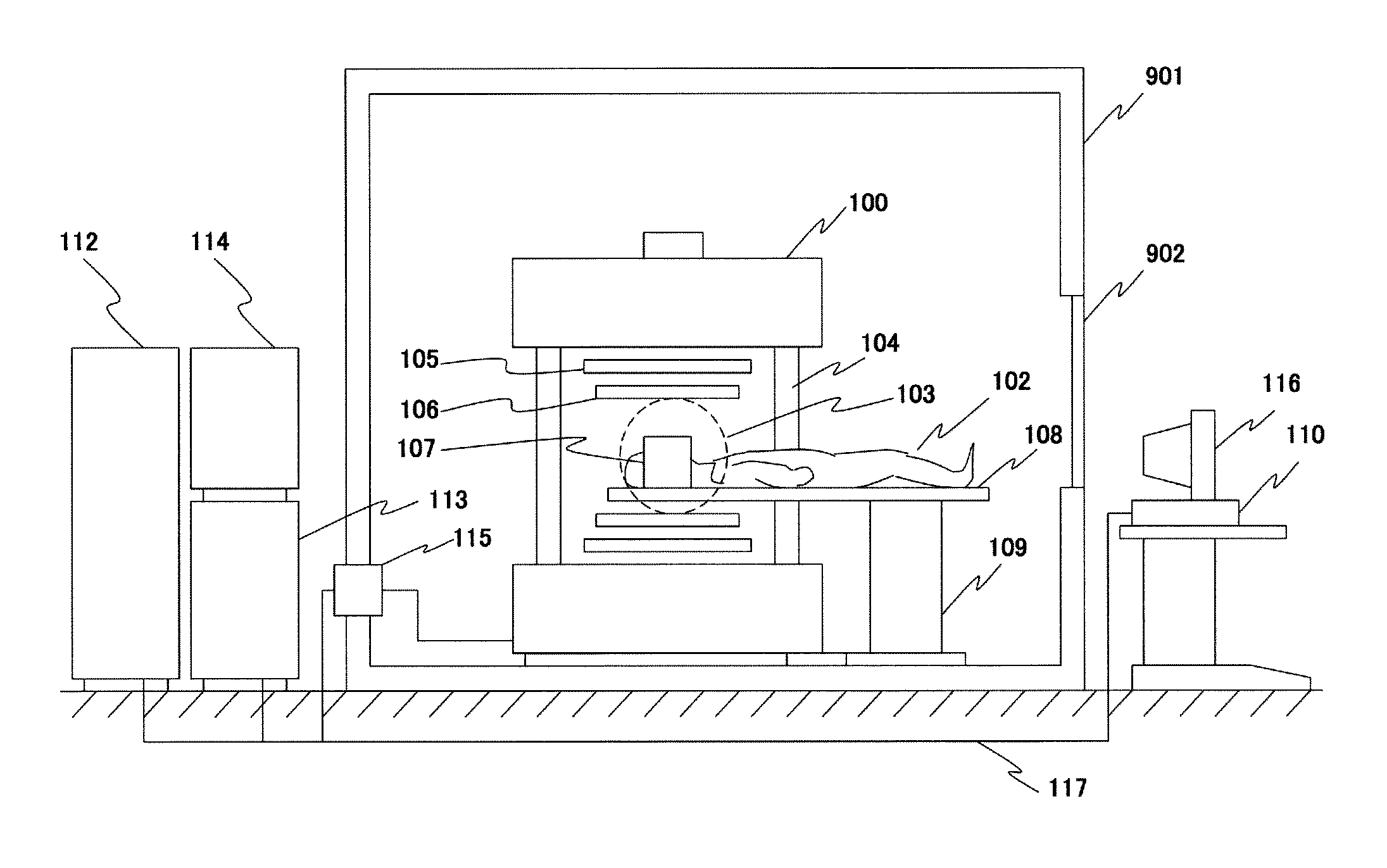 Open-type MRI apparatus, and open-type superconducting MRI apparatus