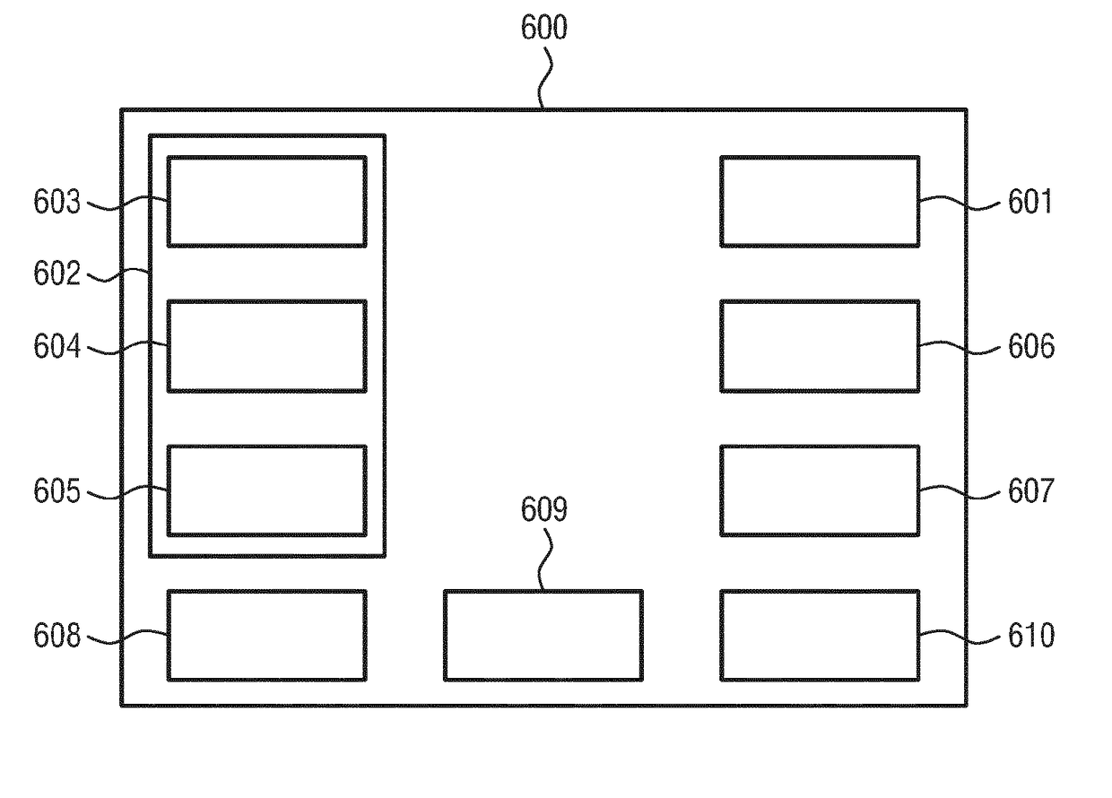 Connector and device for wireless transmission of data and power