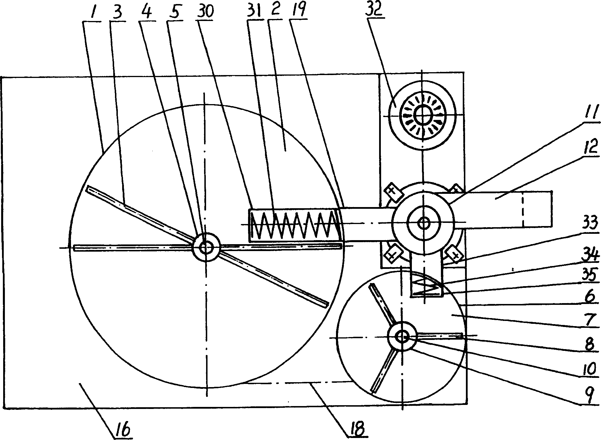 Automatic dough kneading machine