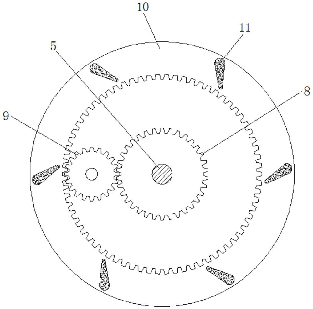 Environment-friendly sewage pretreatment device based on rotary centripetal force