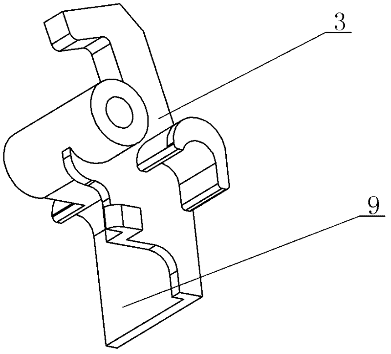 Over-voltage/under-voltage protection device of miniature circuit breaker