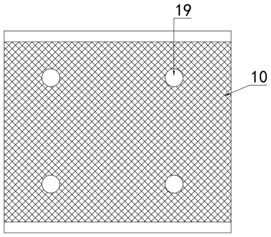 A rocky slope ecological restoration protection structure and maintenance device