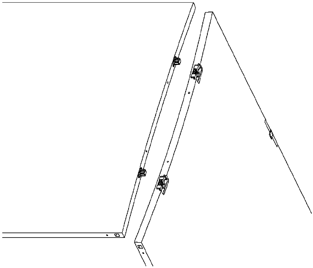 Locker capable of achieving multi-module self-adaption and high precision of antenna