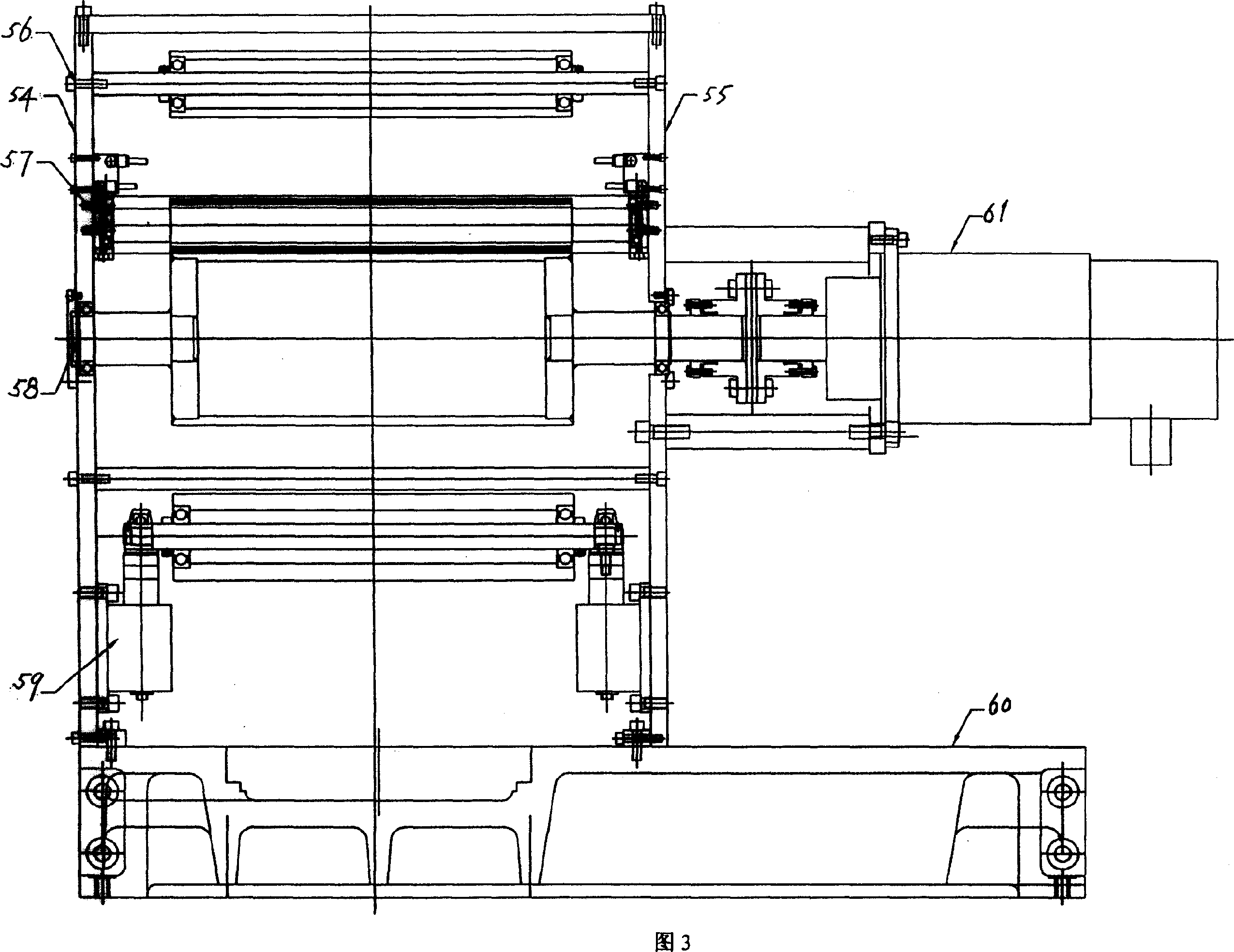 Label wheel rotary printing machine