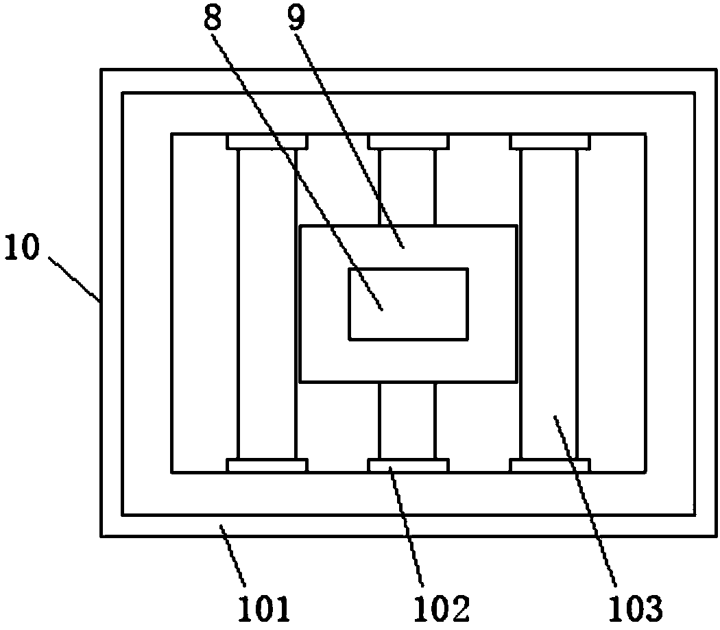 Drying device for textile dyeing and finishing