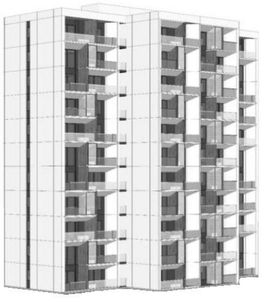 A prefabricated building system of box plate steel structure