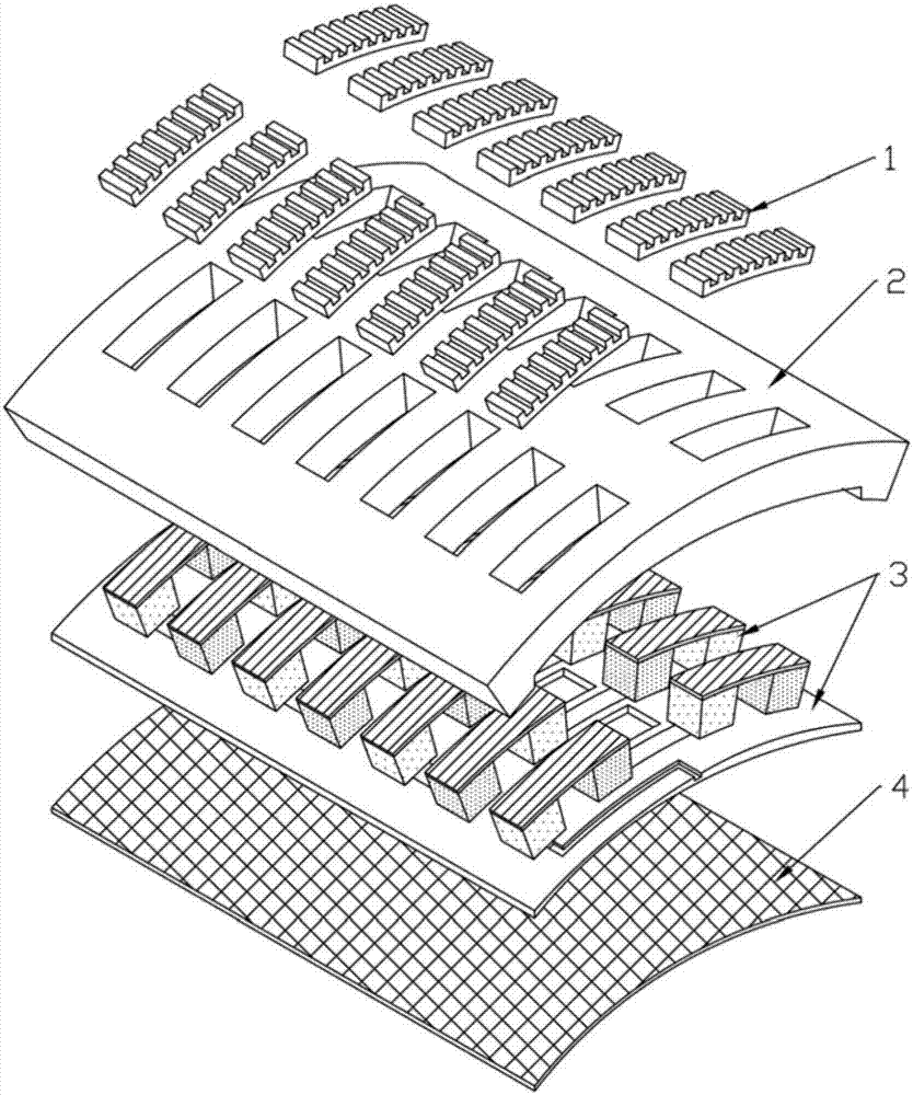 Flexible power supply watchband formed by multiple thermoelectric modules, and making method thereof