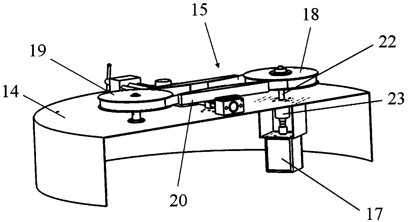 Coriolis acceleration demonstration instrument and coriolis inertia force measuring method