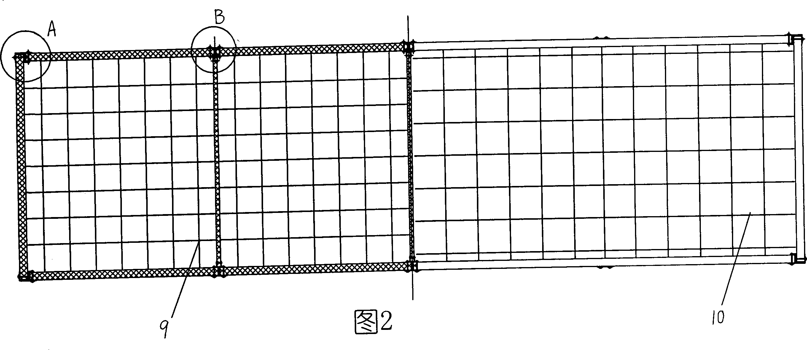 Chamber type combined light residential building