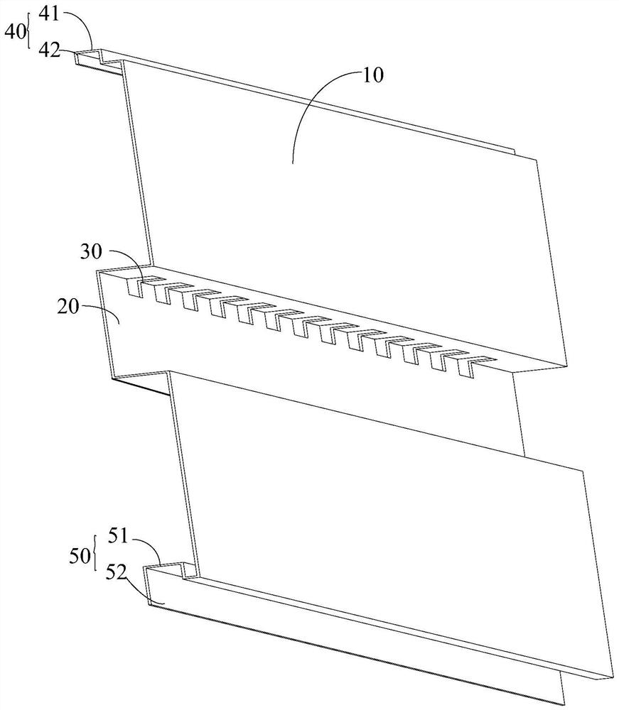 Ventilating waterproof external wall panel and external wall