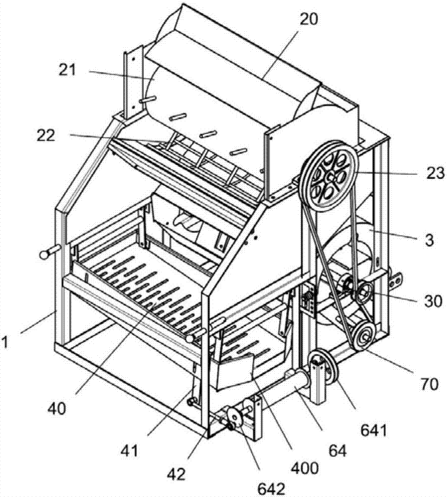 Peanut picking device